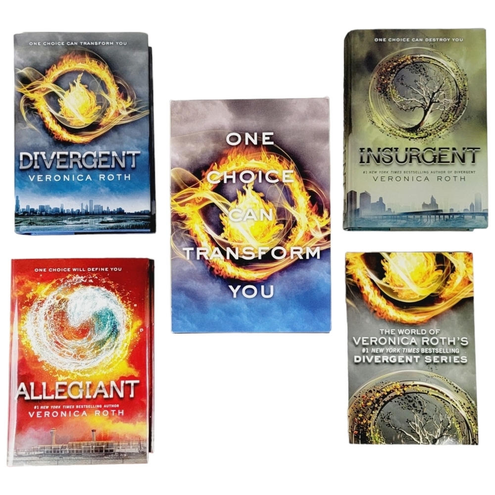 The Divergent Series Divergent + Insurgent + Allegiant with Bonus Booklet